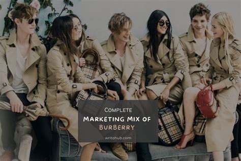 4p's burberry|Burberry Marketing Mix (4Ps) & Marketing Strategy .